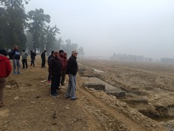 तटबन्धको स्थलगत अनुगमन 